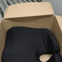 Cushion Lab Patented Pressure Relief Seat Cushion for Long Sitting Hours on Office & Home Chair - Extra-Dense Memory Foam for Soft Support. Car Pad for Hip, Tailbone, Coccyx, Sciatica - Black