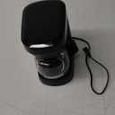 Drip Coffee Maker, Coffee Machine with Glass Coffee Pot (0.8 Qt), Auto Shut-off, Auto Pause, Removable Filter Basket, Matte Black