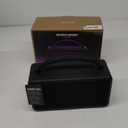 DINDIN Portable Bluetooth Speaker: 80W (Peak), 20H Playtime, Loud Wireless Wood Speakers with Bass, AUX and USB Input, Subwoofer, TWS Pairing, Vintage Speaker for Outdoor, Home, Office (Black)