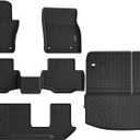 Naibeve Floor Mats for 2024 2025 Mazda CX-90(8 Passengers) for Mazda CX-90 CX90 Floor Mats Trunk Mat Cargo Mat Accessories (Floor Liner+Trunk Liner+Backrest Mats)