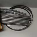 100% Metal Obelisk Garden Trellis 6.3 Feet Tall Sturdy Plant Support for Climbing Vines and Flowers Stands,1pc Upgrade (Bronze, Large)