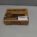 Zero Turn Mower Trailer Hitch Kit, 1/4" Thick Heavy Duty Steel Lawn Mower Trailer Hitch with Pin and Versatile Chain Slot, Includes Carriage Bolts, R Clip, Green and red Suit