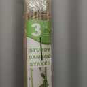 3ft Natural Bamboo Plant Stakes for Tomatoes, Beans, Flowers, Potted, Climbing Plants 30pcs