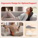 Shiatsu Back and Neck Massager with Heat,3D Kneading Heated Massage Pillow for Back,Neck,Leg Pain Relief Deep Tissue - Relax at Home,Office,Car,Chair,Gifts for Men,Women,Mom,Dad