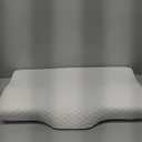 Derila Cervical Queen Size Pillow for Sleeping - Support Pillow for Side, Back, Stomach Sleepers - Contour Best Bed Pillows for Sleeping (1 Pillow | White)