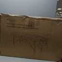 Civama Massage Table Massage Bed Portable, 29 LBs Light Weight 2 Section Foldable Tattoo Bed Facial Care Spa Lash Bed Height Adjustable Sturdy Wooden Frame with Accessories Carrying Bag, Black, 1 Count