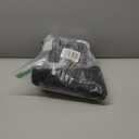 NICETOWN Pitch Black Solid Thermal Insulated Grommet Blackout Curtains/Drapes for Bedroom Window (2 Panels, 42 inches Wide by 63 inches Long, Black)