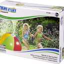 Poolmaster Splash and Spray Beach Ball Sprinkler Water Toy 24in