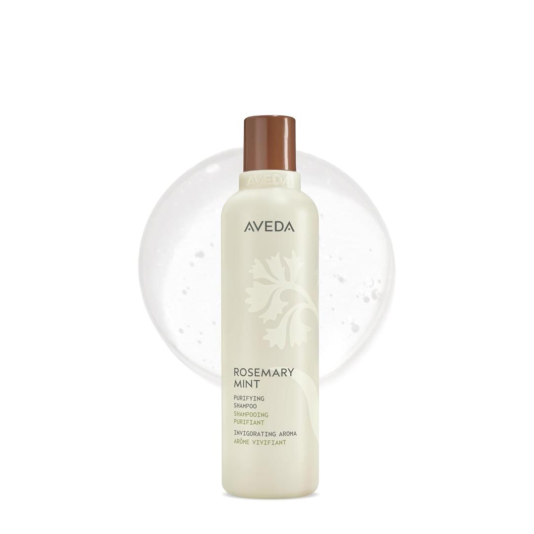 Aveda Rosemary Mint Purifying Shampoo | Clarifying Shampoo | Gently Removes Buildup, Adds Shine | For Normal to Oily Hair, Fine to Medium Hair Types | Invigorating Aroma| 97% Naturally Derived*