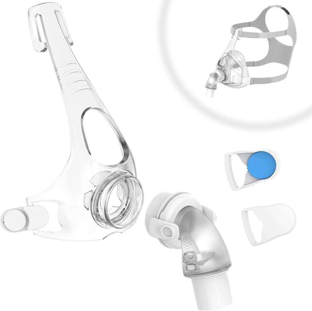 Replacement Frame Assembly Compatible with Fisher&Paykel Simplus| Including Frame&Elbow&Clips for F&P Simplus, Improved Design and Upgraded Material, NOT for Vitera,Great Value Supplied by Medihealer