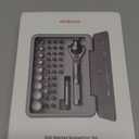 Upgraded Magnetic Screwdriver Set, 40 in 1 Ratchet Screwdriver Set with Detachable Ratchet Handle, 180 Ratchet Head Precision Repair Tool Kit for Electrical,Automotive,Bicycle,Furniture Model Repair