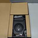 Perlegear Speaker Wall Mounts, Bookshelf Speaker Mounting Brackets with Dual Side Stable Clamp Design, Wide Tilt & Swivel Shelf for Large Surrounding Sound Speakers, Up to 55 lbs, 1 Pair