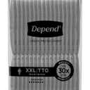 Depend Fresh Protection Adult Incontinence Underwear for Men, Disposable, Maximum, Extra-Extra-Large, Grey, 44 count