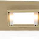 NHILES Right Passenger Side Sun Visor Fits for Honda Pilot 2016-2022 Honda Ridgeline 2018-2020 Replacement Sun Shade # 83230-TG7-A12ZA (Shadow Beige) (Beige(Right Passenger Side))
