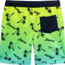 Puma Boys' Fashion Swim Trunks, Water Repellant, Elastic Waistband with Drawcord