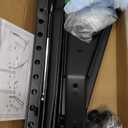 Universal TV Stand, Metal TV Legs for 20-65 inch LCD/LED/OLED/Plasma Flat&Curved Screen TV Height Adjustment with VESA 75x75mm to 800x500mm Max ML1760 (Black)