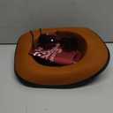 JeVenis Brown Cowgirl Hat Girls Cowboy Hat Western Cowgirl Hat Bandana heart shape Sunglasses for Birthday Party