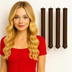 Heatless Hair Curlers -Soft Silk Rollers for Overnight curls. No Damage,Comfortable Sleep Styling