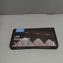 USB Rechargeable LED Puck Lights with Remote Control, 2400mAh Battery Operated Push Lights Stick On Magnetic Closet Tap Light Wireless Kitchen Under Cabinet Touch Lighting Shelf Press Button Light (3 Pack, 3000k/4500k/6000k)