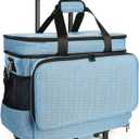 Sewing Machine Case with Wheels, Rolling Sewing Machine Tote for Carrying, Fits for Most Machines (XL: 18.1 x 9.1 x 13.5)