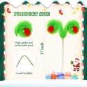 2 x Syhood 8 Pcs Christmas Tree Picks Ornament 17" Large Lime Green Furry Christmas Elf Legs Decorations Xmas Tree Topper Picks Vase Filler for Table Centerpieces Home Wreath Crafts Holiday Party