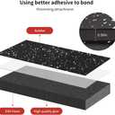 0.56in Thick 48 Sq Ft Gym Flooring for Home Gym, 12 Tiles Workout Exercise Equipment Mats, Rubber Top with EVA Foam, Interlocking Puzzle Floor Tiles for Fitness Room, Protective Flooring Mat