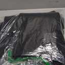 Springrain Women's Wool Pea Coat Notched Collar Double Breasted Midi Long Trench Coat Outwear (Medium, Black)