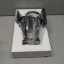 YSN 16" Solar Wall Lights Outdoor, Dusk to Dawn Exterior Lighting Fixtures, Black Solar Porch Lights Outdoor Sconce Lights, Waterproof Outside Light for House Porch Garage Yard, 1 Pack