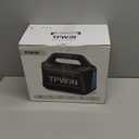 TPWIN Bluetooth Speaker - 80W Loud Rugged Outdoor Speakers, IPX6 Waterproof, 20H Playtime, Deep Bass, Lightshow, TWS, BT 5.3 Wireless, Portable for Travel Hiking Camping Beach Pool - Black