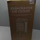 Portable Windowless Air Conditioners, 3-IN-1 Swamp Cooler, Evaporative Air Cooler, 6 Speeds & 3 Modes, 3-Gal Water Tank for Cooling, 20 FT/S Remote Control, Portable Air Cooler for Indoors