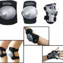 BOSONER Kids/Youth Knee Pads Elbow Pads Wrist Guards Set for 3-15 Years, Child Protective Gear Set for Roller Skates, Cycling, BMX Bike, Skateboard, Inline Skating, Scooter Riding Sports