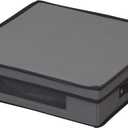 Household Essentials Gray Charger Storage Box, Holds 12 Plates