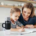 WUQID Higher Silicone Boot Compatible with Stanley Quencher H2.0 & IceFlow Flip & ProTour 40oz 30oz 20oz 14oz, Fit Same Diameter 14oz 20oz 30oz 40oz Tumbler Cups Anti-Slip Bottle Bottom Sleeve Cover (Clear)