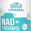 Liposomal NAD+ Supplement 1000 mg | Highest NAD Pontecy | Max Absorption | Pure NAD Supplement | Energy and DNA Repair, Aging Defense, Brain Function | 60 Softgels Exp 12/2027