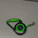Mighty Paw Retractable Dog Leash 2.0 | 16' Heavy Duty Reflective Nylon Tape Lead for Pets up to 0-50 lbs. Tangle Free Design W/One Touch Quick-Lock Braking System & Anti-Slip Handle (Green/Lite)