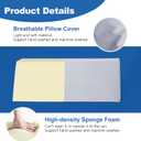 Positioning Wedge Pillow Side Sleeping Belt Connection, Limit Width Adjustable Bed Wedges Body Positioners for Back Pain Relief, Back Positioning Wedge for After Surgery, Anti Snoring, Back Support