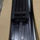 LITTLE TREE 63-Inch Home Bar Table, 2-Tier Storage Shelf Mini Bar Unit, Kitchen Pub Table, Small Indoor Bar Counter, Black