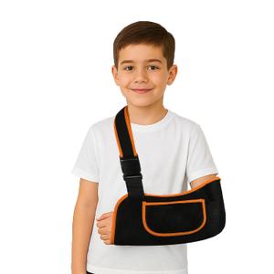 mosago kids arm sling, Lightweight & Breathable Medical Sling with Adjustable Shoulder Strap, Shoulder Mesh Immobilizer Slings for Elbow Injury/Torn Rotator Cuff/Wrist Injury/Surgery.Right or Left