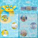 Chriffer Kids Swim Vest Life Jacket for 30-55 Pounds Boys and Girls, Toddler Floaties with Shoulder Harness Arm Wings for 2,3,4,5,6,7 Years Old Baby