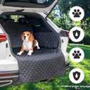 SUV Cargo Liner for Dog Car Seat Cover Waterproof Pet Cargo Cover Nonslip Dog Seat Cover with Bumper Flap Protector for SUV Trunk Sedans Vans70L*40W