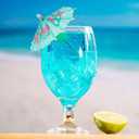 Drink Umbrellas Cocktail Picks, 152 Pcs Hawaiian Cocktail Umbrellas, Umbrella Cocktails Picks for Tiki Bars, Fruit Plate and Birthday Party, Assorted Colors, 3 Styles