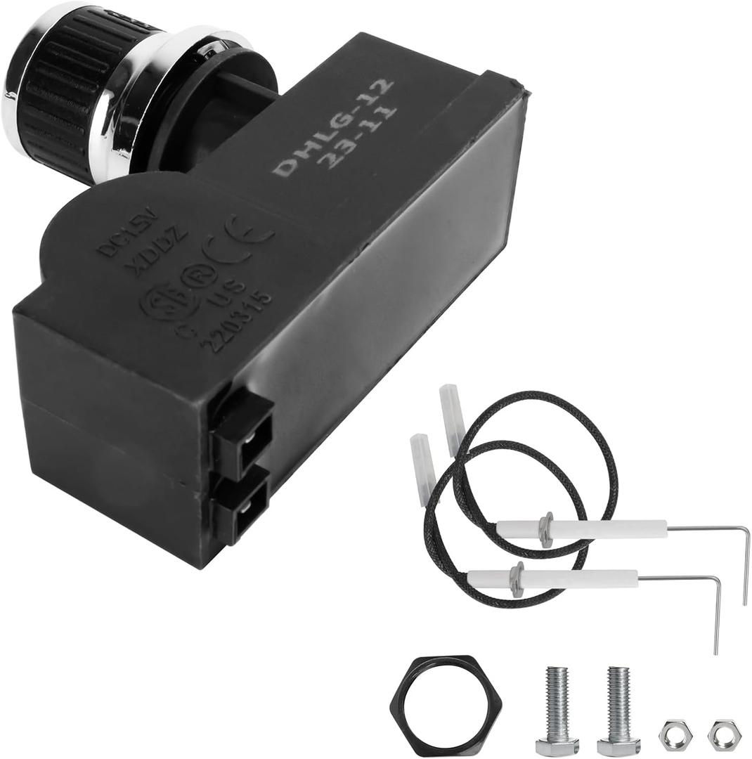 BBQ Future Grill Igniter Kit for Blackstone 28 Inch Griddle, 2 Outlet Electronic Battery Igniter Replacement Kit
