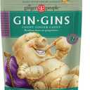 GIN GINS Original Ginger Chews – Natural Fresh Ginger Candy by The Ginger People – Individually Wrapped Healthy Candy – Original Flavor – 3oz Bag (Pack of 7), BBD 12Jan2026