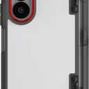 Ghostek Covert Clear Galaxy Z Fold 6 Case with Built-in Kickstand and Full Hinge Protection Shockproof Protective Phone Cover Designed for 2024 Samsung Galaxy Z Fold6 (7.6") (Smoke)