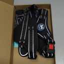 PoyPet No Pull Dog Harness, No Choke Front Lead Dog Reflective Harness, Adjustable Soft Padded Pet Vest with Easy Control Handle for Small to Large Dogs(Black,M)