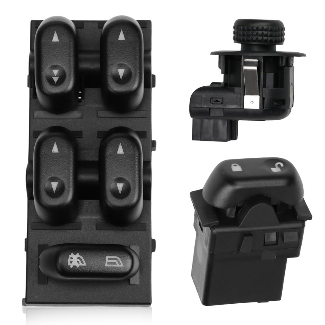 Master Power Window Switch Driver Side Mirror Door Lock Control for 2004-2008 F-150,2006-2008 Mark LT 901-339 901-324 901-164 901-331