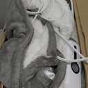 Electric Heated Blanket Twin Size 62"x84" - Dual-Sided with Microplush & Sherpa Fabric, 4 Heat Settings & 10 Hours Auto Off, Machine Washable - Light Gray