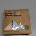 3-Pack Organic Swaddles for Newborns, Baby Sleep Sacks 0-3 Months - Baby Swaddle Wrap, Newborn Wearable Blanket, Infant Sleep Sack for Girls, Boys, Soft & Snug, Large Hook & Loop Closure (Mellow)