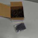 Hotop 60 Pieces 1.65 Inch Metal Drapery Curtain Rings Curtain Hanging Rings and 60 Pieces Metal Drapery Pin Hooks for Drapes Window Door Shower (Brown)