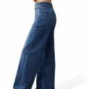 Women's Wide Leg Jeans High Waisted Baggy Straight Leg Loose Stretchy Casual Denim Pants L